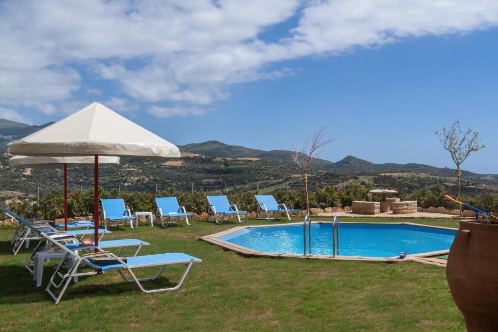 Triopetra Luxury Villas Fournou Lago Extérieur photo